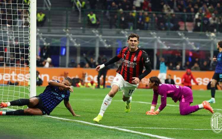 Christian Pulisic Bawa AC Milan Menang Tipis 1-0 atas Inter Milan