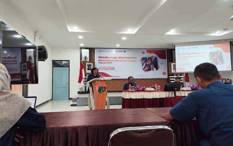 BPS Kalteng Gelar Workshop Wartawan untuk Perkuat Sosialisasi Sensus Ekonomi 2026