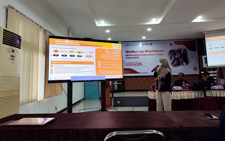 BPS Kalteng Sosialisasikan Pelaksanaan Sensus Ekonomi 2026 kepada Wartawan