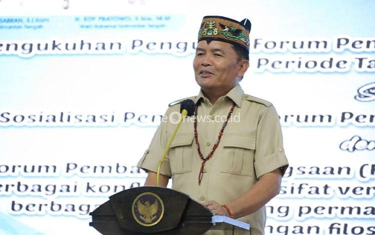 Gubernur Kalteng Ajak FPK Perkuat Nilai Lokal Huma Betang untuk Jaga Keharmonisan
