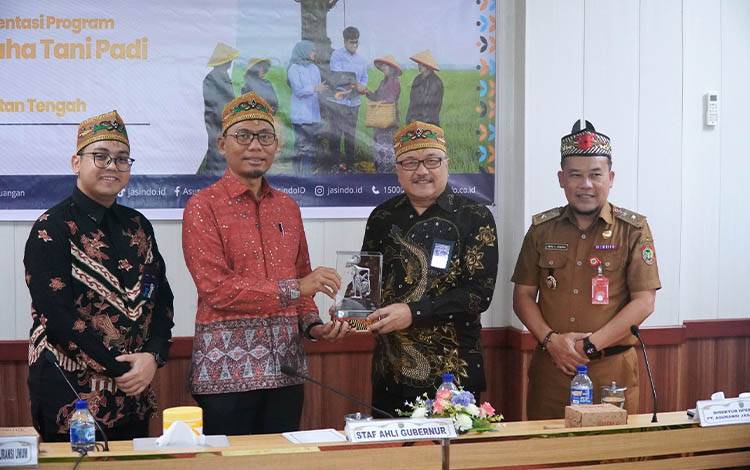 Dinas TPHP Kalteng Apresiasi Peluncuran Program Asuransi Usaha Tani Padi