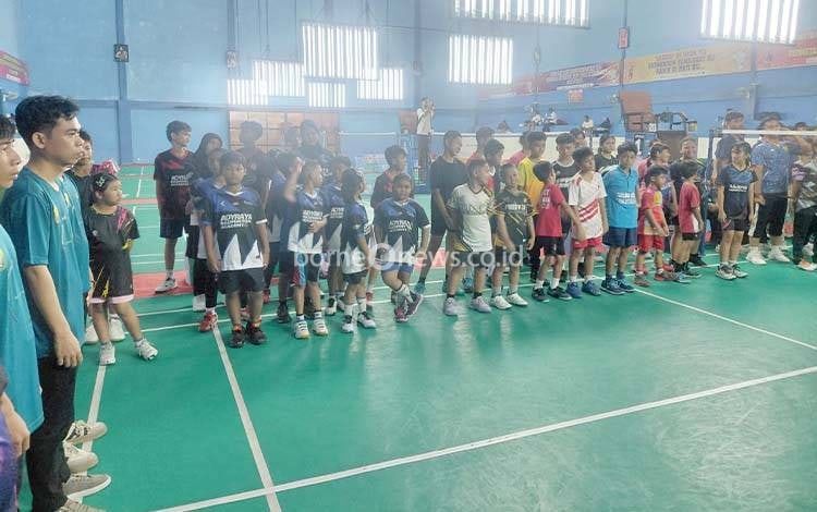 Kejuaraan Provinsi atau Kejurprov Persatuan Bulutangkis Seluruh Indonesia atau PBSI Kalteng 2025. (FOTO: Istimewa)