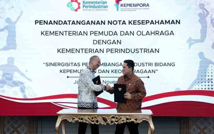 Menpora Gandeng Menperin Dorong Kebijakan Izin Edar Industri Olahraga