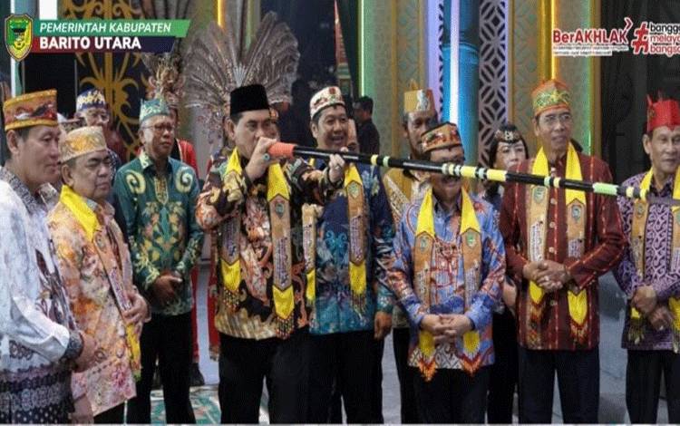 FTIK ke XII Resmi Dibuka, Muara Teweh Jadi Pusat Pelestarian Budaya Kaharingan se-Kalteng