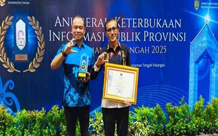 Kotawaringin Timur Raih Peringkat Ketiga Anugerah Keterbukaan Informasi Publik 2025