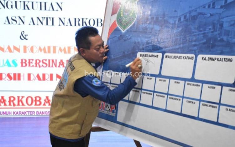 Perangi Narkoba, Bupati Kapuas Instruksikan OPD Susun Rencana Aksi P4GN