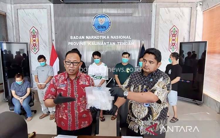 BNNP Kalteng Tuntaskan Pengungkapan Jaringan Sabu Lintas Provinsi