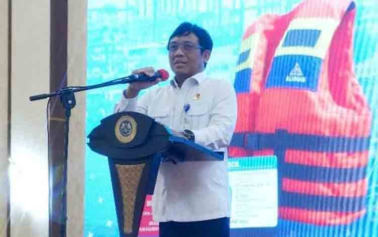 Direktur Jenderal Perhubungan Laut Kementerian Perhubungan Muhammad Masyhud. ANTARA/HO-Kemenhub
