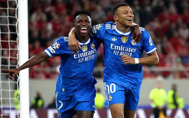Mbappe Cetak 4 Gol, Madrid Menang Dramatis 4-3 atas Olympiakos