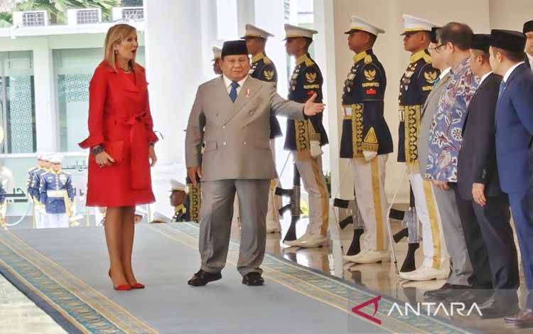 Prabowo dan Ratu Maxima Bahas Kesehatan Keuangan di Indonesia