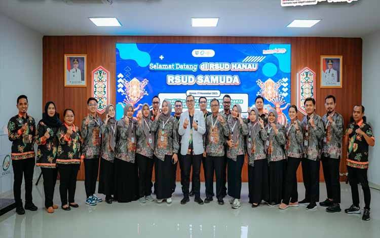 RSUD Hanau Terima Kunjungan Studi Tiru RSUD Samuda Terkait Operasional SIMRS Khanza