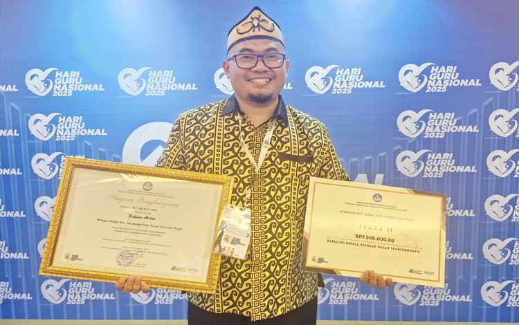 Ridwan Sidiq, Kepala SDN 1 Mungku Baru Sabet Juara 2 Nasional Apresiasi GTK 2025