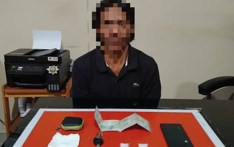 Pengedar di Palangka Raya Diciduk, Polisi Sita 2 Gram Sabu