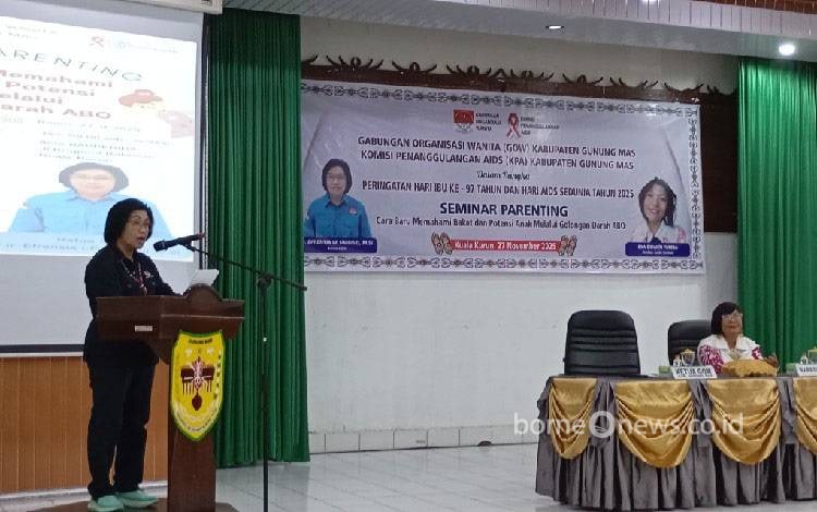 Wabup Gunung Mas Sambut Baik Seminar Parenting Peringati Hari Ibu