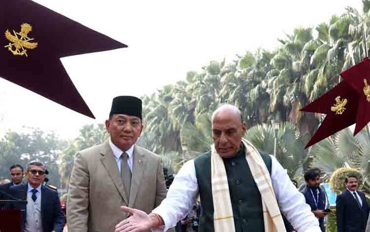 Menhan RI dan India Bahas Kerja Sama Bidang Pertahanan