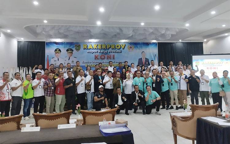 KONI Kalteng Apresiasi Semangat Patriot Olahraga dalam Rakerprov