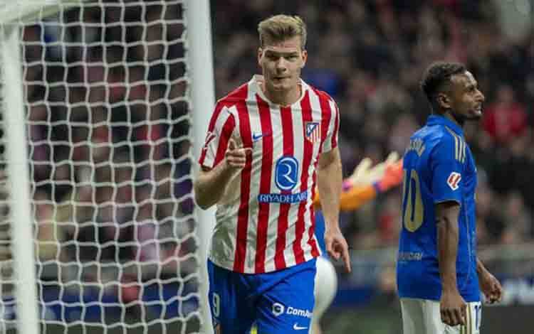 Atletico Raih Tujuh Kemenangan Beruntun setelah Kalahkan Oviedo 2-0
