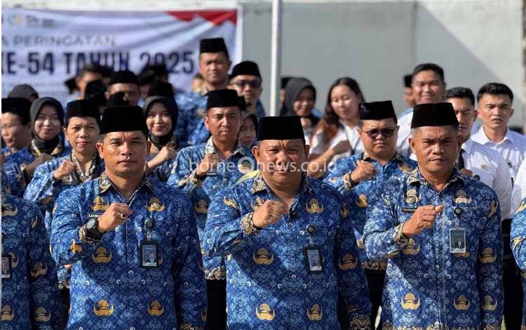 Kakanwil Ditjenpas Kalteng Dorong Layanan ASN yang Cepat, Transparan, dan Akuntabel dalam Peringatan HUT KORPRI ke 54