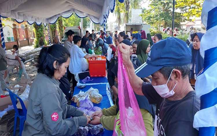 DPKP Kotim Gelar Gerakan Pangan Murah Stabilkan Harga Jelang Nataru