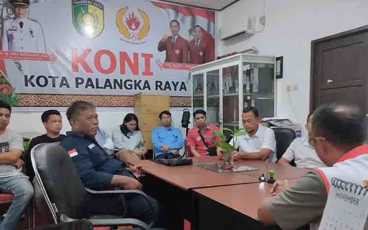 Musyawarah Kota yang digelar di Aula KONI Kota Palangka Raya pada Senin, 1 Desember 2025. (FOTO: Istimewa)
