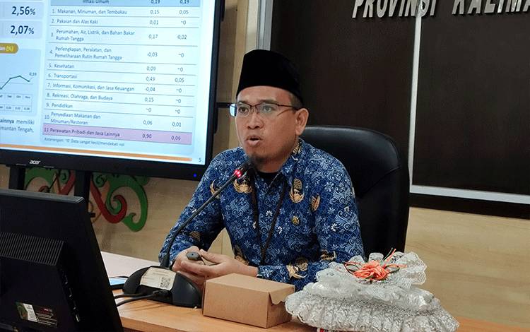 Inflasi Bulanan Kalteng Didorong Kelompok Perawatan Pribadi dan Jasa Lainnya