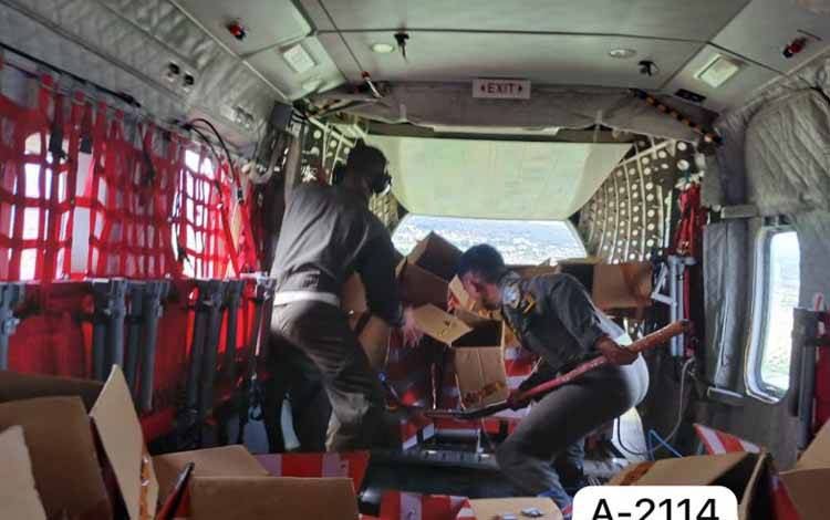 TNI AU Kerahkan 2 Pesawat Angkut Antar Logistik ke Aceh Tamiang