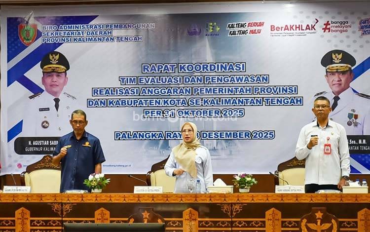 TEPRA Akhir Tahun Catat Realisasi Anggaran Pemprov Kalteng 61,28 Persen per 31 Oktober