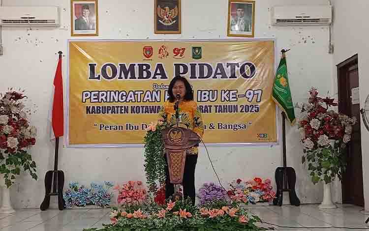 Lomba Pidato Hari Ibu ke-97 di Kobar Diikuti 28 Peserta