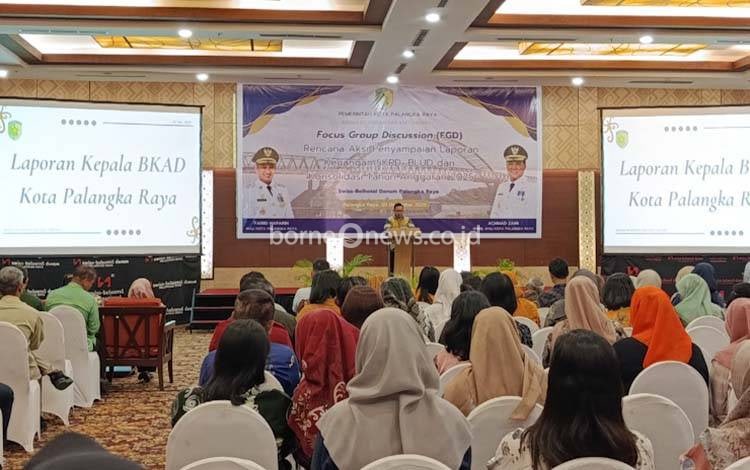 Kepala BPKAD Palangka Raya Tekankan ini untuk Peserta FGD