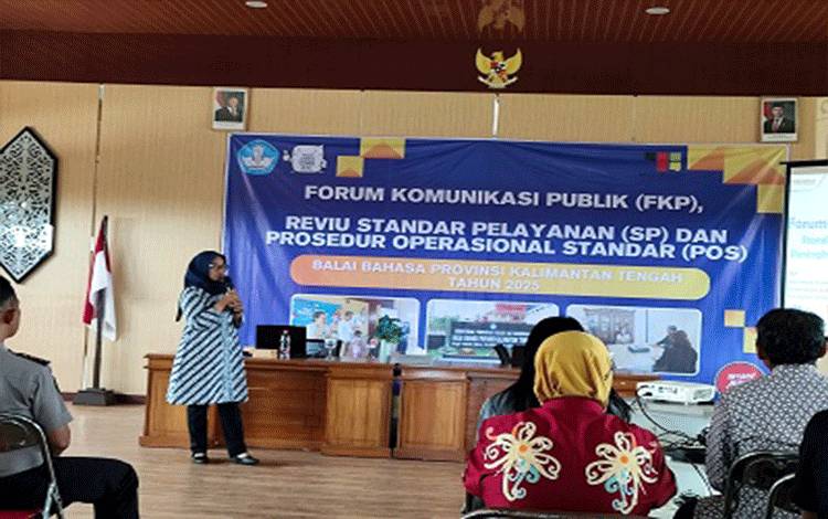 Asisten Muda Ombudsman RI Kalteng Tekankan Pentingnya Standar Layanan Dalam Pelayanan Prima