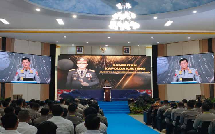 Apel Kasatwil Polda Kalteng Dorong Transformasi Polri Profesional Bagi Masyarakat