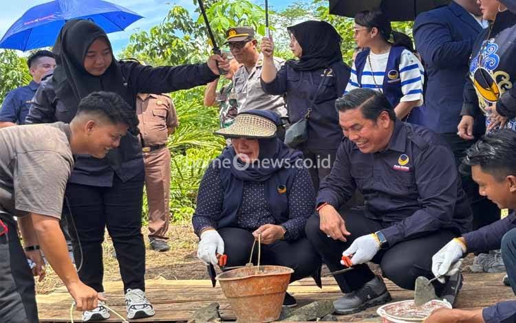 DPD NasDem Pulang Pisau Mulai Bangun Kantor Baru dan Lokasinya Strategis Dekat Pusat Pemerintahan