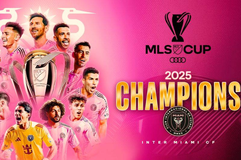 Messi Dua Assist, Inter Miami Kalahkan Vancouver untuk Juarai MLS Cup