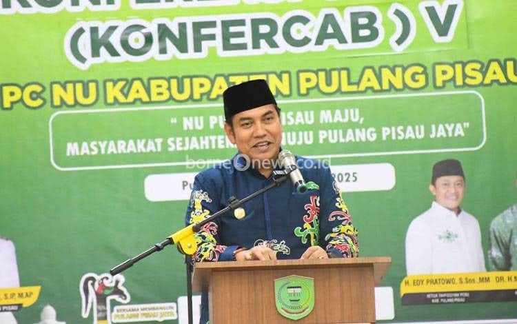 Wabup Jayadikarta Buka Konfercab V PCNU Pulang Pisau
