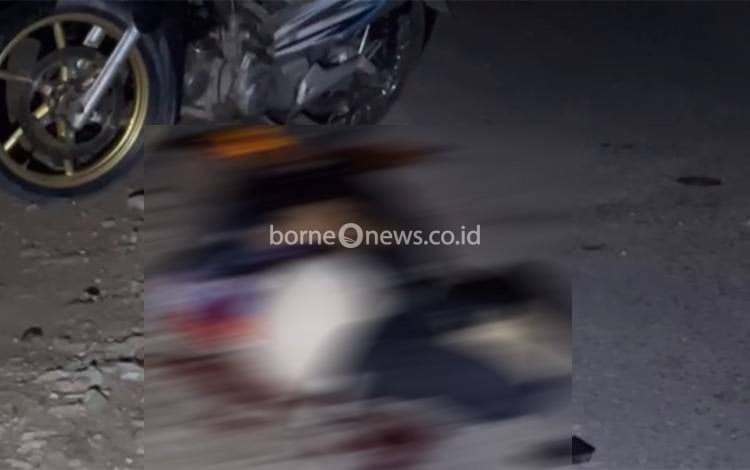 Pemotor Tewas Tabrak Truk Parkir di Desa Bumi Harjo Kobar