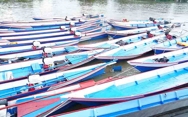 Perahu inilah yang akan diberikan kepada nelayan. (FOTO: NATALIA KRISTIN)