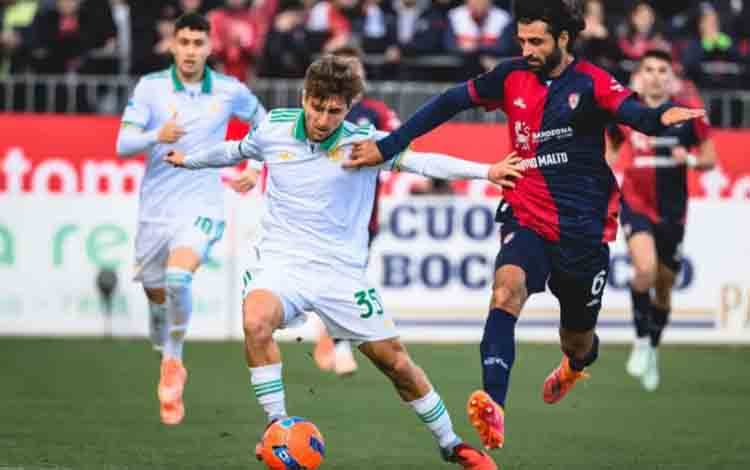 AS Roma Kalah 0-1 Kala Bertandang ke Markas Cagliari