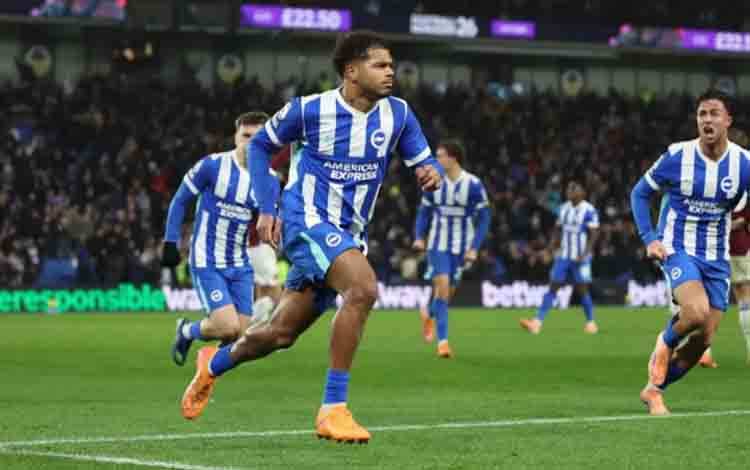 Gol larut Georginio Rutter Selamatkan Brighton dari Kekalahan