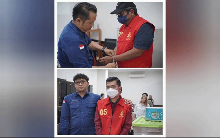 Dua Tersangka Korupsi Pengadaan Jaringan Internet Seruyan Dilimpahkan ke PN Palangka Raya