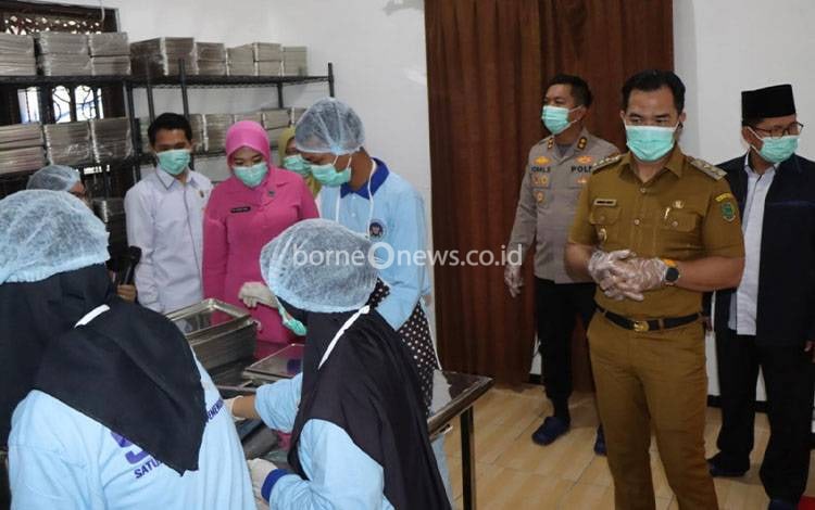 Bupati dan Kapolres Pulang Pisau Tinjau Kualitas Makanan MBG di Dapur SPPG