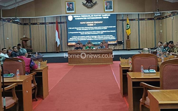 DPRD Kotim Beri Waktu Sebulan PT BPP agar Menindaklanjuti Tali Asih Warga Desa Samuda Besar