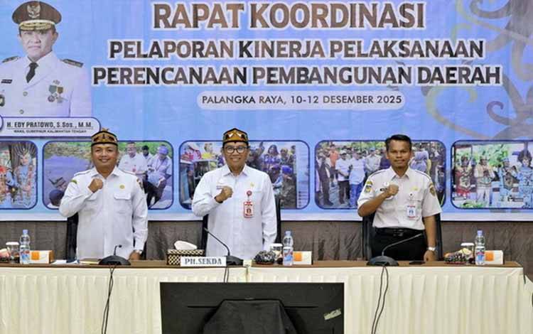 Rakor Pelaporan Kinerja Jadi Wadah Penyamaan Persepsi Pembangunan Daerah Kalteng