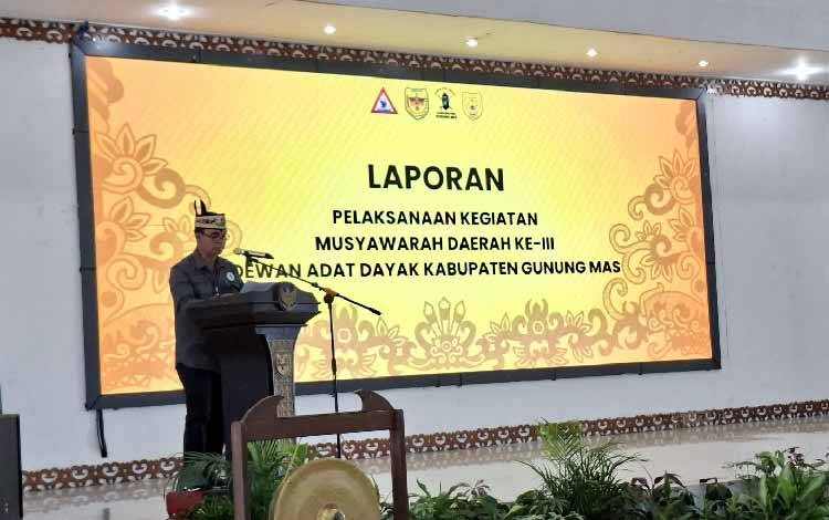 Kepengurusan Periode 2019-2024 Berakhir, DAD Gunung Mas Laksanakan Musda III