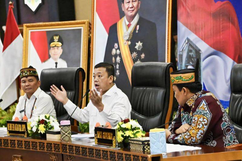 Menteri ATR Nusron Wahid: Percepat Penyelesaian Target RDTR di Kalteng