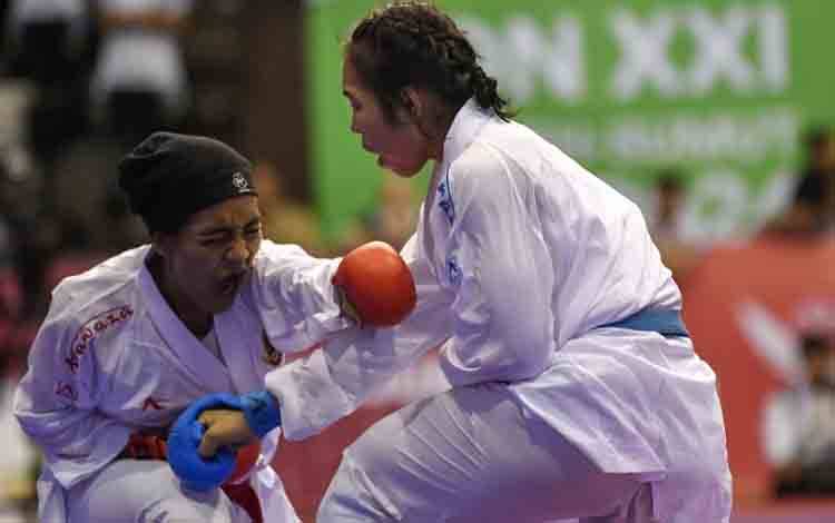 Karateka Putri Lubis Leica Sumbang Satu Emas untuk Indonesia
