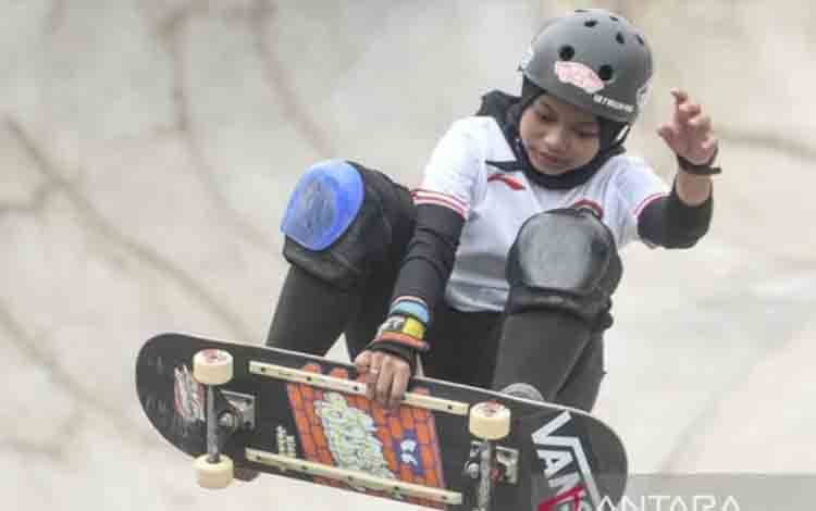 Dua Atlet Skateboard Park Putri Indonesia Lolos ke Babak Final