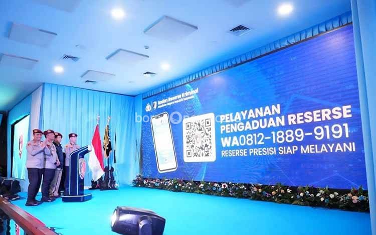 Polri meluncurkan Aplikasi Pelayanan Pengaduan Reserse Bareskrim Polri di Mabes Polri, Jakarta, Jumat (12/12/2025). ANTARA/HO-Divisi Humas Polri