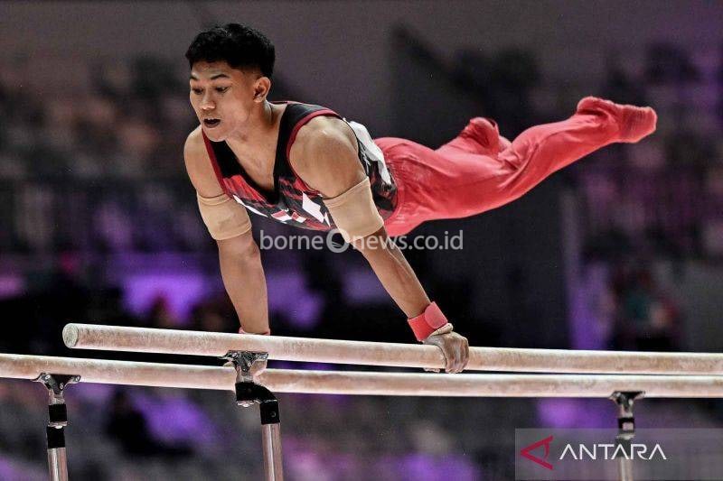 Abiyu Rafi Tambah Emas Indonesia dari Cabang Gimnastik