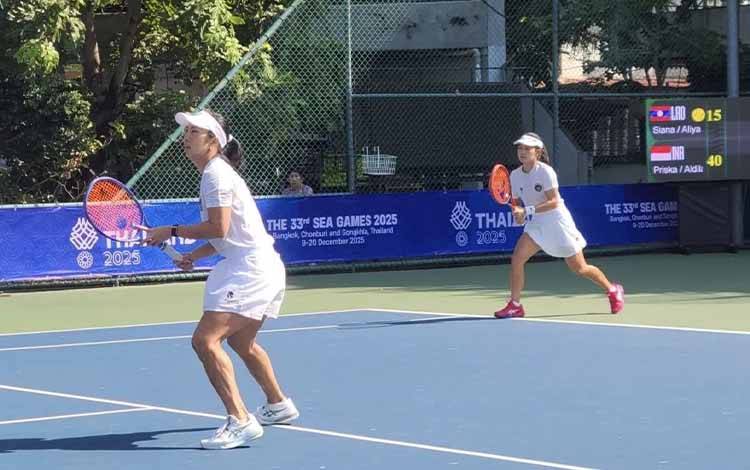 Indonesia ke Final Tenis Beregu Putri Setelah Hempaskan Malaysia 3-0