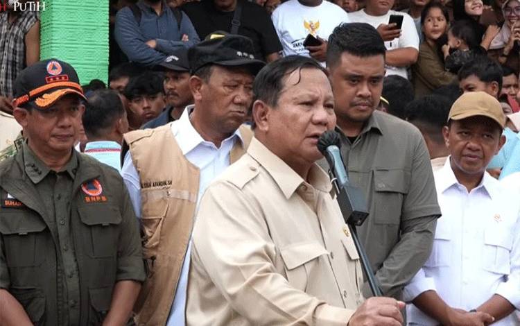 Prabowo Terima Laporan Gubernur Bobby di Langkat Kekurangan Air Bersih